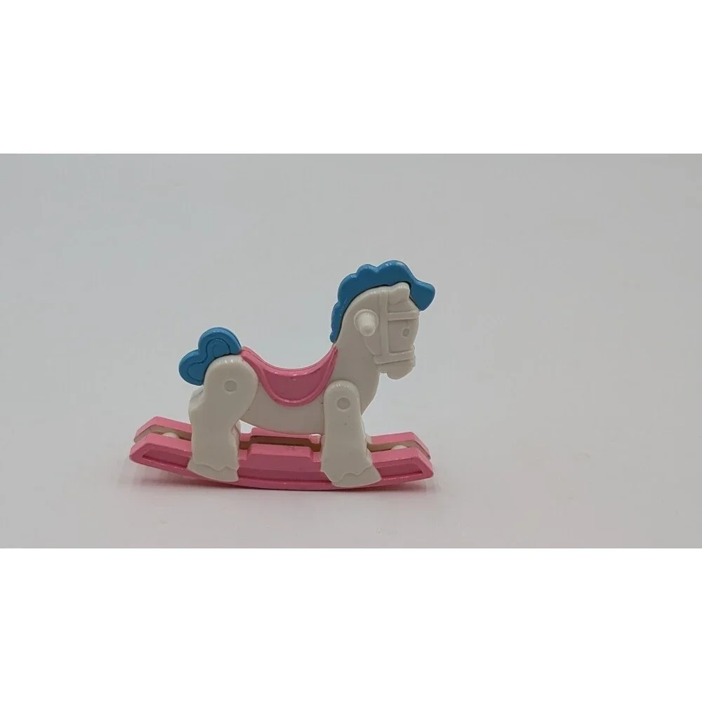 Vintage Fisher Price Loving Family Dream Dollhouse 1993 Rocking Horse For Baby